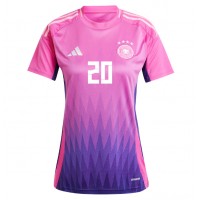 Maglie da calcio Germania Benjamin Henrichs #20 Seconda Maglia Femminile Europei 2024 Manica Corta